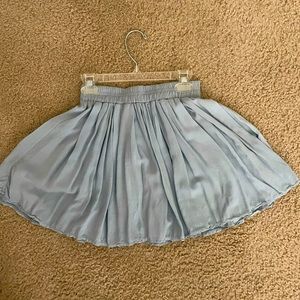 Light Blue Flowy Skirt
